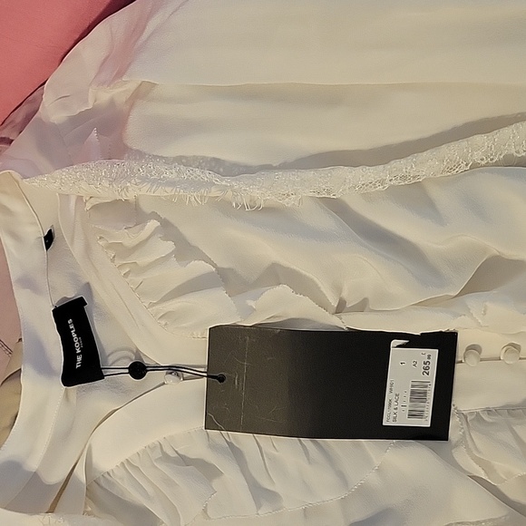 Kooples NWT SILK LACE TOP SZ1 Small - Picture 2 of 6